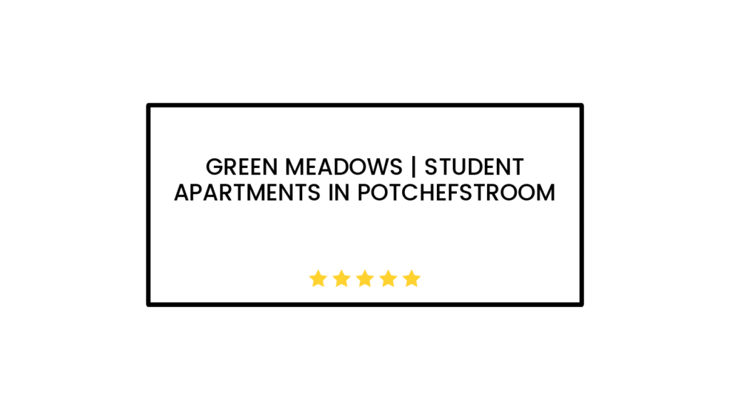 Green Meadows | Student Apartments in Potchefstroom